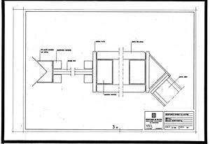 D-26 Mampares divisió claustre, detalñl secció horitzontal
