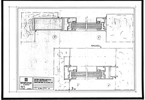 D-33b Fusteria exterior, ampliació secció horitzontal (substitueix ref. Nº 1 plànol Nº 17)