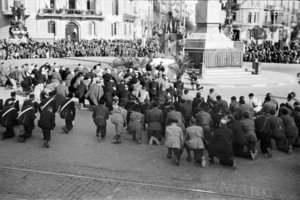 Missa de campanya celebrada en acció de gràcies per la "liberación" de Girona