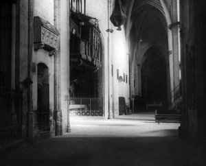 Interior de l'església de Santa Maria de Cervera