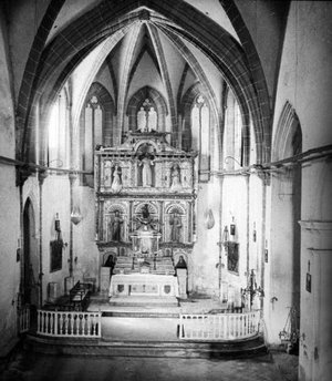 Altar major de l'església de Sant Francesc de Cervera