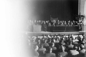 Acte inaugural de la XI Assemblea Nacional de la Confederació Gremial Espanyola