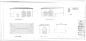 4.- La capella de les Fonts. Alçats i planta coberta