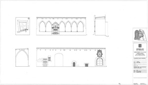 5.- Galeria Est (Capella sagrari) Alçats i seccions