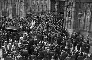 Celebració de la festa de santa Eulàlia a la catedral de Barcelona.