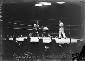 Combat de boxa disputat entre Julián Echevarria i Parisis