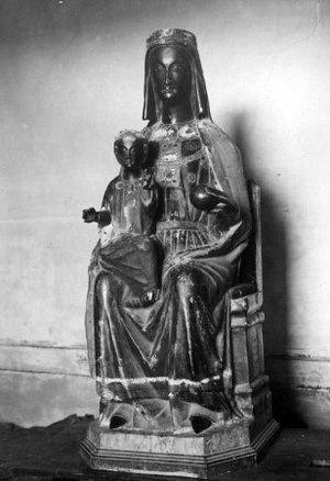 Mare de Déu del Coll de les Savines, a l'església de Santa Maria de Cervera