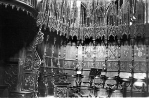 Celebració de la festa de santa Eulàlia a la catedral de Barcelona.