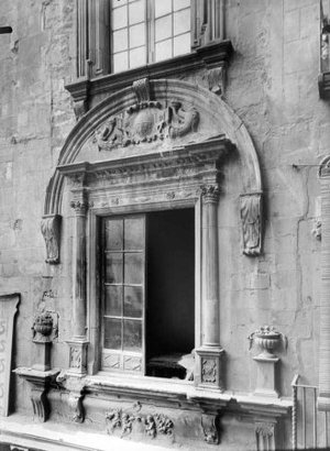 Façana de la casa del Gremi de Calderers, a Barcelona.