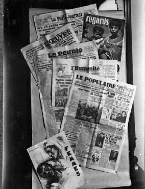 Portades de diaris i revistes estrangeres que informen sobre la guerra a Espanya