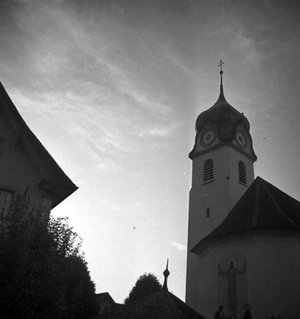Campanar d'una església a Suïssa