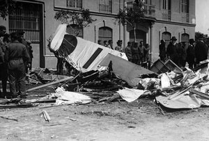 Accident d'un hidroavió M.18B a Barcelona