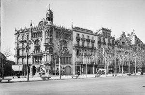 Diversos edificis emblemàtics del passeig de Gràcia.