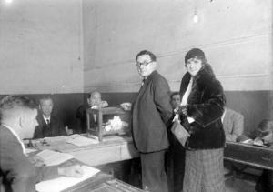 Vot de Lluís Nicolau d'Olwer i de la seva germana a les eleccions de diputats a les Corts de la República de 1933