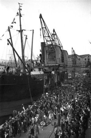 Festival en honor dels mariners soviètics del vaixell Ziryanin