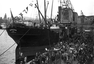 Festival en honor dels mariners soviètics del vaixell Ziryanin