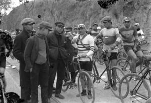 Jaume Janer a una cursa ciclista