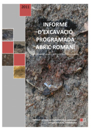 Memòria d'excavació programada Abric Romaní