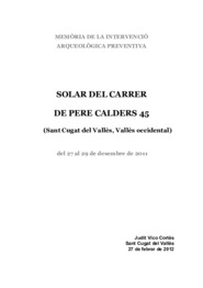 C/Pere Calders, 45