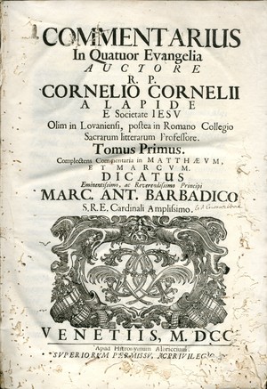 Commentarius in Quatuor Euangelia