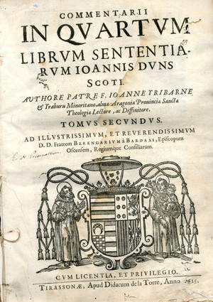 Commentarii in quartum librum Sententiarum Ioannis Duns Scoti