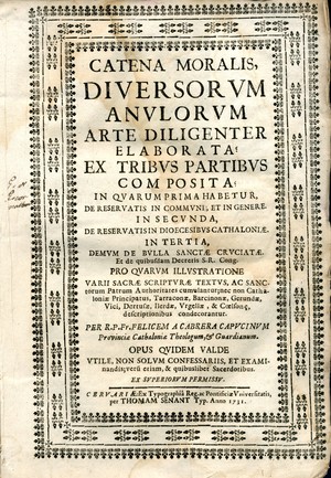 Catena moralis diversorum anulorum arte diligenter elaborata : ex tribus partibus composita