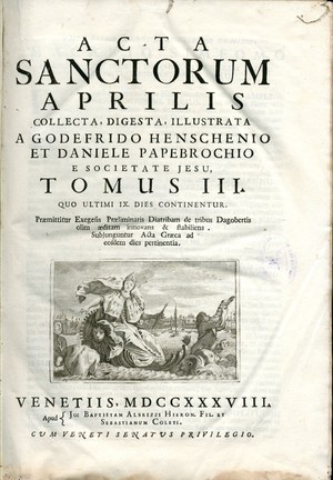 Acta sanctorum Aprilis