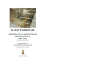 Memòria de la intervenció arqueològica a el Vilot d'Almacelles