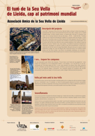 El turó de la Seu Vella de Lleida, cap al patrimoni mundial
