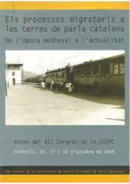 Els processos migratoris a les terres de parla catalana. De l'època medieval a l'actualitat