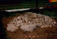 Memòria del muntatge de la cista megalítica de "La caixa del moro" de Coll de Pauet