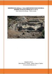 Memòria de la 9a i 10a campanya d'excavació al jaciment dels Altimiris de Sant Esteve de la Sarga