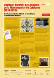 Diccionari biogràfic dels Diputats de la Mancomunitat de Catalunya (1914-1925)