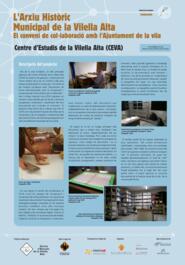 L'Arxiu Històric Municipal de la Vilella Alta. El conveni de col·laboració amb l'Ajuntament de la vila