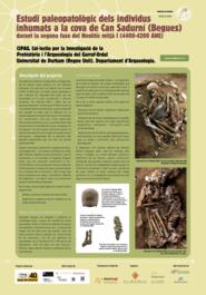 Estudi paleopatològic dels individus inhumats a la cova de Can Sadurní (Begues) durant la segona fase del Neolític mitjà I (4400-4200 ANE)
