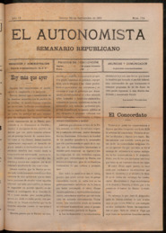El Autonomista, Núm. 174