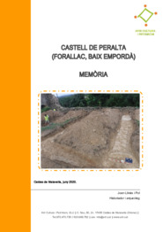 Castell de Peralta (Forallac, Baix Empordà). Memòria