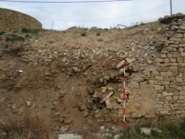 Memòria de control arqueològic del mur de pedra caigut del c/Castell