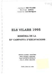Memòria de la XIª campanya d'excavacions. Els Vilars