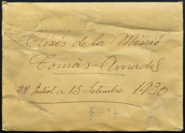 Clixés de la missió de Joan Tomàs i Joan Amades a les comarques lleidatanes del 23 de juliol al 13 de setembre de 1930