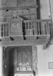 Detall de l'orgue de Castelló de Farfanya