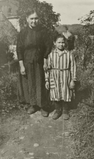 Rosa Franch i Alsina amb la seva filla