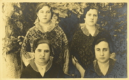 Antònia Oliver, Moria Pellicer, Antònia Perelló i Antònia Borràs. Llubí