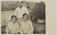 Miguel, Antònia i Paula Canyellas. Marratxí