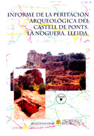 Informe de la Peritación arqueológica del Castell de Ponts