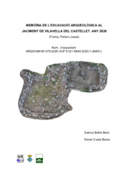 Memòria de l'excavació arqueològica al jaciment de Vilavella del Castellet