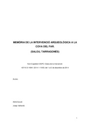 Memòria dels treballs de desmuntatge amb seguiment arqueològic a la nova planta de Kemira Iberica, S.A.