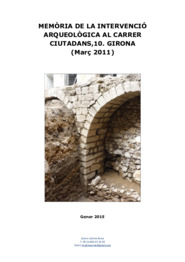 Memòria de la intervenció arqueològica preventiva i de consolidació d'estructures realitzada al castell de Mabarrera de Celrà