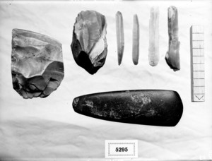 Conjunt de peces de sílex del eneolític.