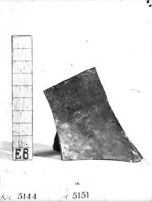 Fragment de pedra del magdalenià.